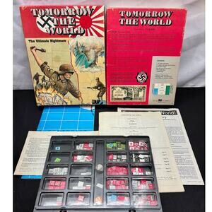 1989 3W Tomorrow the World, Alternate History Vintage Board Game, Missing 1 Map